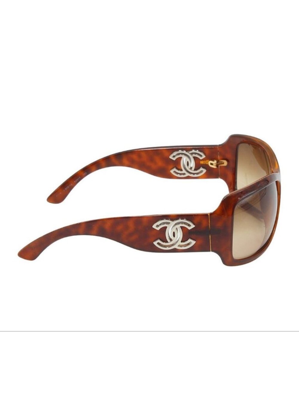 Chanel CC Logo Tortoiseshell Sunglasses Eyewear - Picture 5 of 10